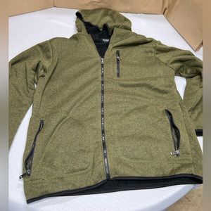 Gently worn sherpa lined tactical hoodie